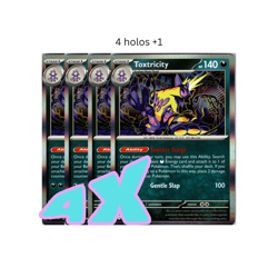 4x Toxtricity 068/094 Playset Phantasmal Flames Pokemon TCG NM - Image 1