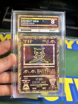 Ancient Mew 2000 Promo Cosmos Holo Pokemon Movie ACE 8 Graded NM-MT - Image 1
