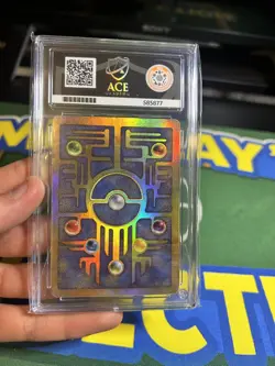 Ancient Mew 2000 Promo Cosmos Holo Pokemon Movie ACE 8 Graded NM-MT - Image 2