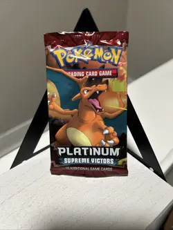 Pokemon Platinum Supreme Victors Booster Pack Charizard Factory Sealed - Image 1