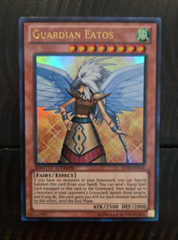 Yugioh Guardian Eatos + Celestial Sword x3 Set Ultra Super Rare LC03 DRLG NM - Image 1