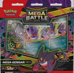 NEW Factory Sealed 2025 Pokemon Mega Battle Deck Mega Gengar ex -English -TCG - Image 1