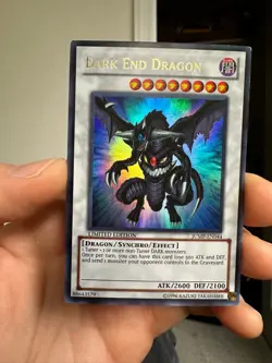 Yugioh Dark End Dragon JUMP-EN044 Ultra Rare Limited Edition LP - Image 1