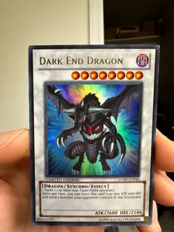 Yugioh Dark End Dragon JUMP-EN044 Ultra Rare Limited Edition LP - Image 3