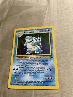 Swirl 💫 Pokemon Blastoise Holo Rare Swirl LP Base Set 2 2/130 - Image 5