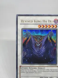 YuGiOh! Revived King Ha Des CSOC-EN044 Ultra Rare Unlimited Edition Edison - Image 2