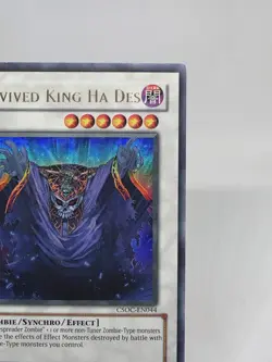 YuGiOh! Revived King Ha Des CSOC-EN044 Ultra Rare Unlimited Edition Edison - Image 3