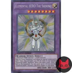 Yugioh Elemental HERO The Shining PRC1-ENV01 Secret Rare Limited Edition NM - Image 1