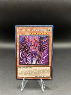 YU-GI-OH! Galaxy-Eyes Tachyon Primal MZTM-EN011 Collectors Rare - Image 1