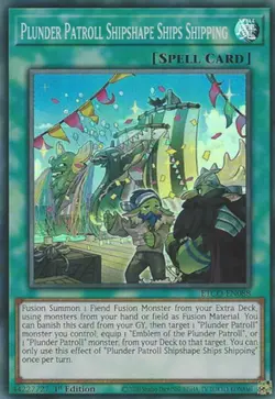 Yugioh! LP Plunder Patroll Shipshape Ships Shipping - ETCO-EN088 - Super Rare - - Image 1