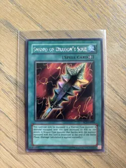 Sword of Dragon's Soul PCJ-EN003 Prismatic Secret Very Good to Near Mint Yugioh - Image 1