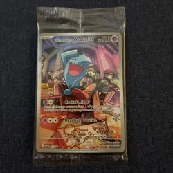 Pokemon TCG Destined Rivals Team Rockets Wobbuffet Promo Card 203 SEALED - Image 1