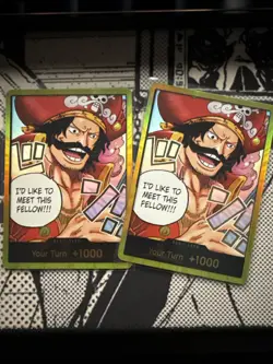 One Piece Gol.D.Roger GOLD DON!! Card (OP-13) English 2x - Image 1
