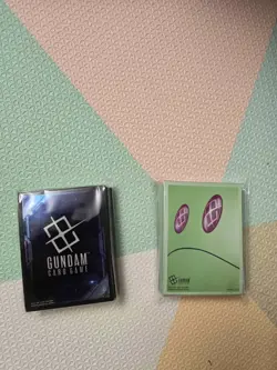Official Card Sleeves EX Space Black + Haro GUNDAM BANDAI FEST - Image 1
