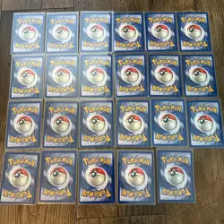 Pokemon Base Set ultd common/uncommon lot (23-69, 80-102) NM/LP + 160card binder - Image 2