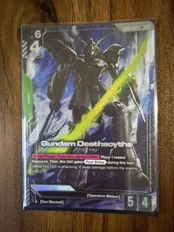 Gundam Card Game Gundam Deathscythe GD01-025 LR+ - Image 1