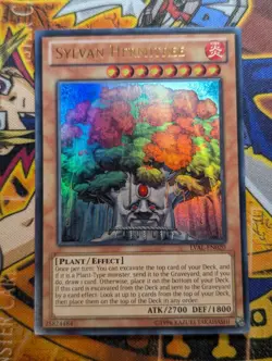 Yugioh Sylvan Hermitree LVAL-EN020 Ultra Rare 1st Ed VLP - Image 1