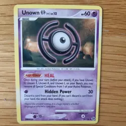 UNOWN H 29/106 POKEMON CARD (GREAT ENCOUNTERS SET) RARE - Image 1