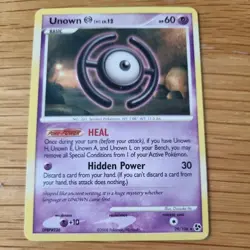 UNOWN H 29/106 POKEMON CARD (GREAT ENCOUNTERS SET) RARE - Image 2