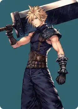 Cloud, Ex-SOLDIER Art Card - Art Series: Final Fantasy - Near Mint - Image 1