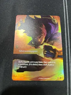 Riftbound TCG Showstopper Signature Spell Card 270/298 - Image 1