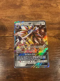 Pokemon TCG Solgaleo GX Holo Ultra Rare Card Sun & Moon Base Set 89/149 - Image 1