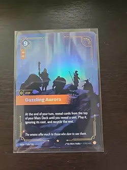 FOIL Riftbound Dazzling Aurora 160/298 TCG Card English Ver League of legends - Image 4