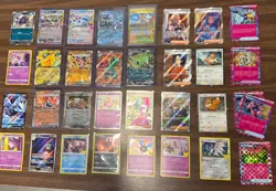 Pokemon Card Lot Of 33 Full Art, EX, And More All NM - Image 1