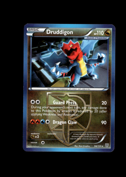 Pokemon 2012 Moderate Play Druddigon 94/135 Plasma Storm Rare Card - Image 1