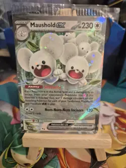 Pokemon Card Maushold EX 155/182 Paradox Rift Double Rare Sealed Near Mint - Image 2