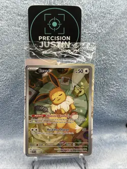 Pokemon TCG Eevee - 173 SVP Prismatic Evolutions ETB Promo Card Pack SEALED - Image 1