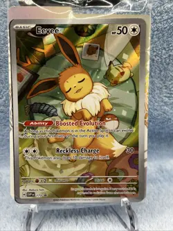 Pokemon TCG Eevee - 173 SVP Prismatic Evolutions ETB Promo Card Pack SEALED - Image 2