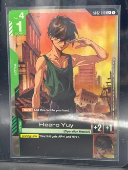 Gundam Card Game-Starter Deck 02 : Wings of Advance Heero Yuy ST02-010 C+ - Image 1