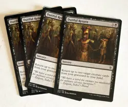 Dutiful Return (4) Khans of Tarkir NM MTG Magic the Gathering - Image 1