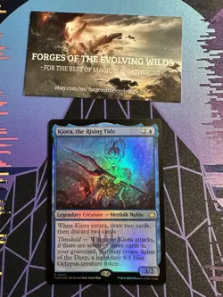 Kiora, the Rising Tide Foil - Foundations FDN MTG - Image 1