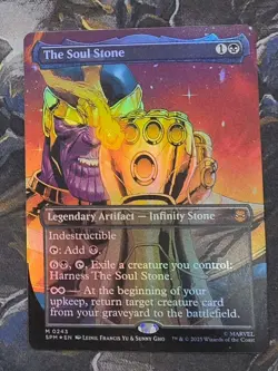 The Soul Stone (Borderless) Marvel's Spider-Man Foil - Image 1