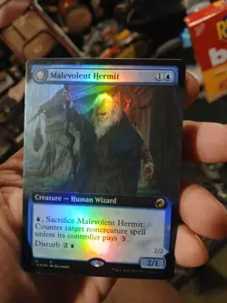 Malevolent Hermit (Extended Art) Innistrad: Midnight Hunt Foil - Image 1