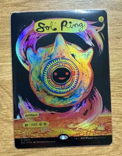 Magic the Gathering Secret Lair Encyclopedia Of Magic FOIL Sol Ring - Image 1