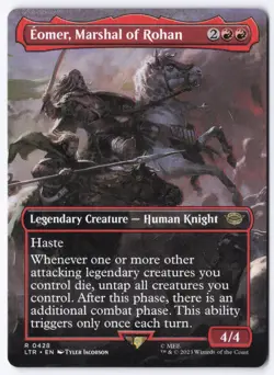 Eomer, Marshal of Rohan (Borderless) R Universes Beyond: The Lord of the Rings: - Image 1