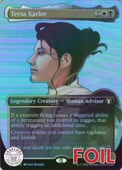 MTG Teysa Karlov (Borderless) (688) | NM Foil | Commander Masters {CMM} - Image 1