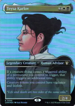 MTG Teysa Karlov (Borderless) (688) | NM Foil | Commander Masters {CMM} - Image 2