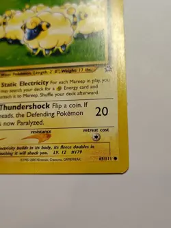 Mareep 65/111 Neo Genesis Pokemon HP - Image 4