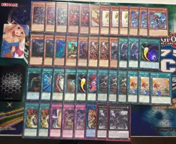Yugioh! 43-Card Complete Sleeved Dueling Deck Dark Dinosaur Box included NM - Image 1