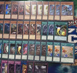 Yugioh! 43-Card Complete Sleeved Dueling Deck Dark Dinosaur Box included NM - Image 3