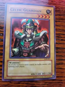 Yugioh: Celtic Guardian - LOB-007 - Super Rare - Unlimited - MP - Image 1