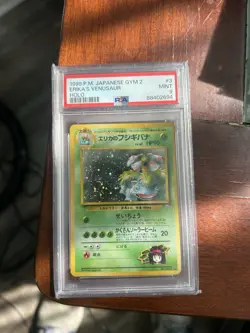 Pokemon TCG Erika's Venusaur Holo No. 003, Japanese Gym Heroes PSA 9 Mint! - Image 1
