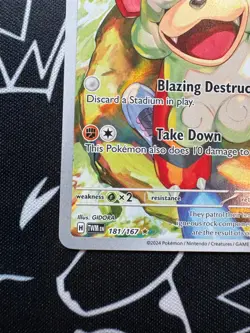 Hisuian Growlithe 181/167 Pokemon TCG S&V Twilight Masquerade Illustration Rare - Image 3