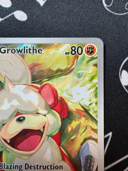Hisuian Growlithe 181/167 Pokemon TCG S&V Twilight Masquerade Illustration Rare - Image 5