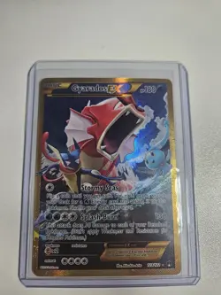 Pokemon TCG Gyarados EX 123/122 XY Breakpoint 2016 Secret Holo Full art - Image 1