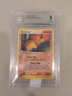 Pokemon 2003 EX Dragon Charizard 100/97 Holo BGS 9 Mint English - Image 1